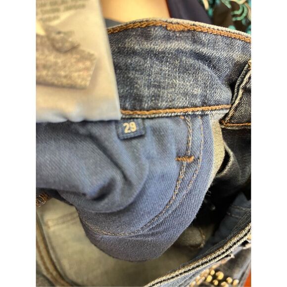 GUESS Kate Studded Distressed Skinny Jeans sz 29 EUC - Picture 11 of 11